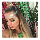 2 Pieces Acrylic Rhinestone Body Jewelry | Festival Mermaid Chest Stickers