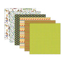 12pcs 6*6in Retro Polka Dot Circus Pattern DIY Material Scrapbooking