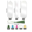 15 Blank Acrylic Bookmarks | Transparent | For DIY | Unfinished Bookmarks