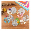 Rolled Rose Flower Collection With Love Petals Metal Cutting Die Set