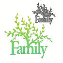 Thankful Family English Word Metal Cutting Dies | Greeting Card Decoration Template