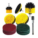 12 Piece Drill Brush Scrub Brush Set | Car Polishing Brush Cleaning Kit