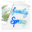 DIY House Sign With Letter | Crystal Drop Glue Mold | Welcome Indicator