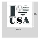 American Flag American Map To Draw In Book | Fabric | walls | Airbrush | I love USA | Outdoor Decor Painting Stencil