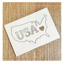 American Flag American Map To Draw In Book | Fabric | walls | Airbrush | I love USA | Outdoor Decor Painting Stencil