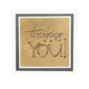 Thank You English Letters Frame Plate Cutting Dies For DIY Embossing Card Making
