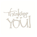 Thank You English Letters Frame Plate Cutting Dies For DIY Embossing Card Making