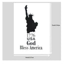 Reusable Statue Of Liberty Stencil | Perfect For Painting On Wood