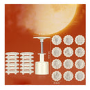 Set Of 5 Pcs | 13 Pcs Moon Cake Molds | Hand Pressed | 50g