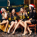 New Year Photo Booth Frame 2023 | Big 36 Inch, New Year Photo Frame Props | New Years Photo Booth Props for New Year Decorations 2023