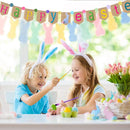 Happy Easter Burlap Banner Decorations | Happy Easter Garland | Easter Decor | Easter Bunting