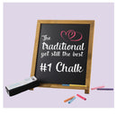 Kedudes  Chalk For Kids 24 Pack Non-Toxic Chalkboard Chalk | 12 Pack of Dustless White Chalk