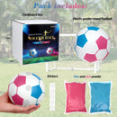 Gender Reveal Soccer Ball with Powder | 2 Big Bags of Pink and Blue Gender Reveal