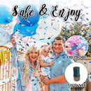Gender Reveal Confetti Cannon | DOUKEE Biodegradable Pink or Blue Confetti Poppers Baby Shower