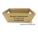 Pursito | Metallic | Basket Making Kit | Includes | Baskets | Crumpled Paper | Cellophane Bags | Ties | Labels