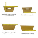 Pursito | Metallic | Basket Making Kit | Includes | Baskets | Crumpled Paper | Cellophane Bags | Ties | Labels