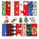 30 Pieces Of Christmas Fat Quarter Fabric | Christmas Fabric | Quilting Fabric | 10 x 10 Inches | 15 kinds Of Christmas Patterns