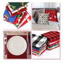 30 Pieces Of Christmas Fat Quarter Fabric | Christmas Fabric | Quilting Fabric | 10 x 10 Inches | 15 kinds Of Christmas Patterns