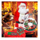 80 Pieces of Christmas Quilting Fabric | Christmas Plaid Fabric Squares | Pre-Cut Squares | DIY Striped Buffalo Fabric | 9.8 x 9.8 Inches