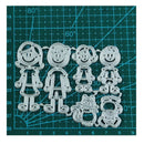 Metal Cartoon Figures Card Cutting Dies