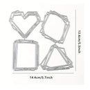 Geo Frame Cutting Dies For DIY Scrapbooking Card Making Decoration
