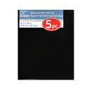 4 Packs 5 Ct | 20 Total | 16" x 20" Black Canvas Super Value Pack
