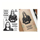 BE YOU / Cool Girl Clear Stamps for DIY Scrapbooking Decorative Card Crafts Fun Decoration Supplies.