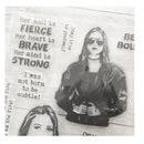 BE YOU / Cool Girl Clear Stamps for DIY Scrapbooking Decorative Card Crafts Fun Decoration Supplies.