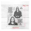 BE YOU / Cool Girl Clear Stamps for DIY Scrapbooking Decorative Card Crafts Fun Decoration Supplies.
