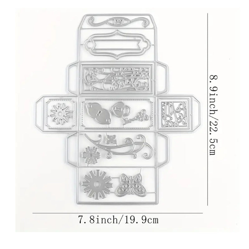 3D Roll Up Gift Boxes | Cutting Dies And Stencils For DIY
