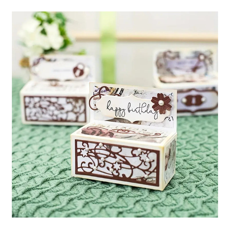 3D Roll Up Gift Boxes | Cutting Dies And Stencils For DIY