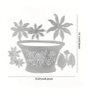 Vase Model Frame Cutting Dies For DIY Embossing Card Making