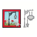 Street Lamp Frame Cutting Dies For DIY Embossing Card Making
