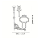 Street Lamp Frame Cutting Dies For DIY Embossing Card Making