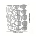 Coffee Papercut Cutting Dies For DIY Scrapbooking Card Making