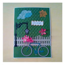 Street Lamp Frame Cutting Dies For DIY Embossing Card Making