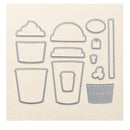 Cup Clear Stamps And Cutting Dies DIY Scrapbooking Silicone Stamps Metal Cutting Dies Paper Card