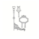 Street Lamp Frame Cutting Dies For DIY Embossing Card Making