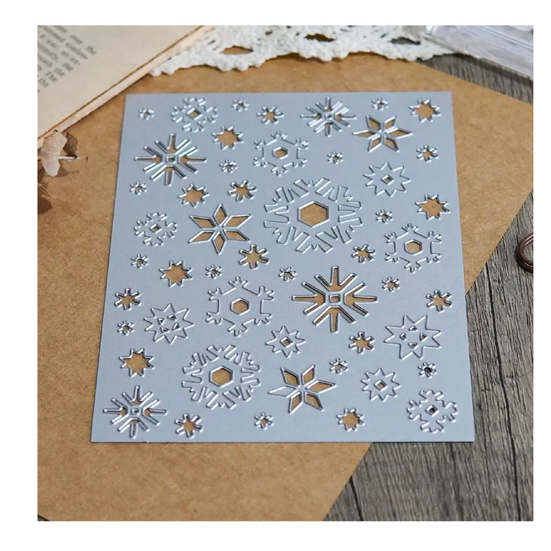 Snowflake Background Metal Cutting Mold For DIY Handmade Paper Card Flower Decoration