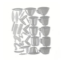 Coffee Papercut Cutting Dies For DIY Scrapbooking Card Making