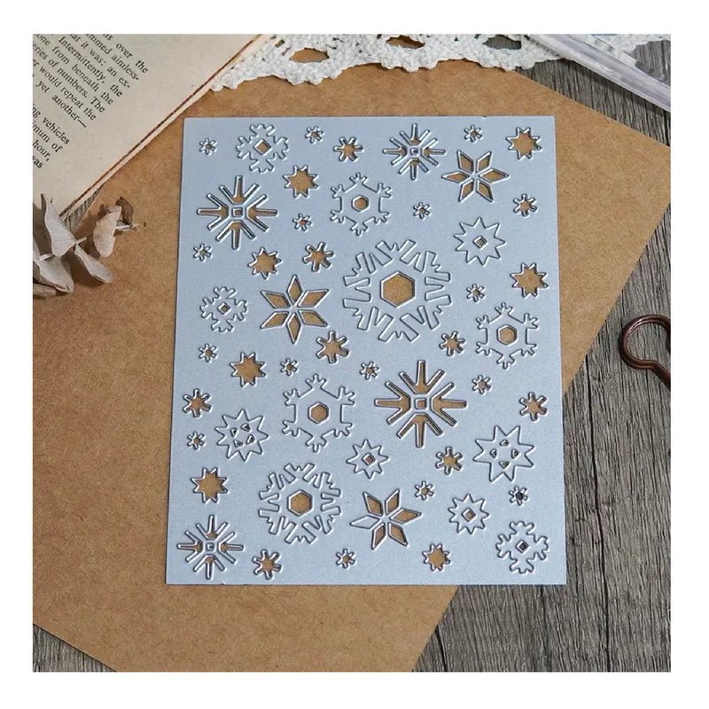 Snowflake Background Metal Cutting Mold For DIY Handmade Paper Card Flower Decoration