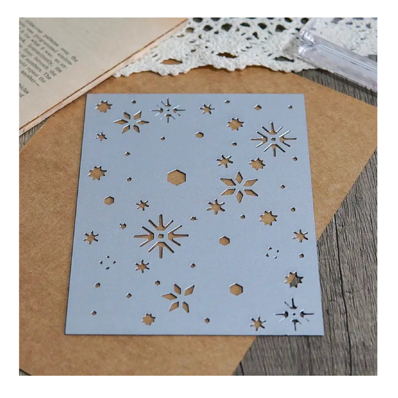 Snowflake Background Metal Cutting Mold For DIY Handmade Paper Card Flower Decoration