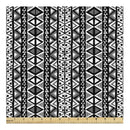 Ambesonne Dark Blue Fabric By The Yard | Christmas Inspired Pattern With Mandala Style Ornate Curly Snowflakes