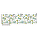 Ambesonne Dark Blue Fabric By The Yard | Christmas Inspired Pattern With Mandala Style Ornate Curly Snowflakes