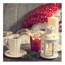 10 Pieces Of Christmas Cotton Fabric | Pre-Cut Squares | Quilting Fabric | Christmas Snowflake Print | 50 x 50 cm/ 19.68 x 19.68 Inches