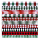 42 Pieces Of Christmas Fabrics For Sewing | Quilted Fabric | 10" x 10" | Santa Claus Snowflake Print Fabric