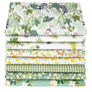 Aubliss 8 Piece Fat Quarter Fabric Bundles 20'' x 20'' | 50cm x 50cm | Cotton Fabric For Crafts