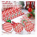 10 Pieces Of Christmas Fabric To Sew | To Quilt | Christmas Fabric | red And Green Color | Candy Cane Print Fabric  | 20 x 15.75 Inches