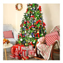 10 Pieces Of Christmas Fabric To Sew | To Quilt | Christmas Fabric | red And Green Color | Candy Cane Print Fabric  | 20 x 15.75 Inches