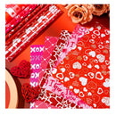 60 Pieces 10 x 10 Inch Valentine's Day Fabric | Quilting Fabric | Fabric With Heart Print | Printed Fabric With Fat Quarters